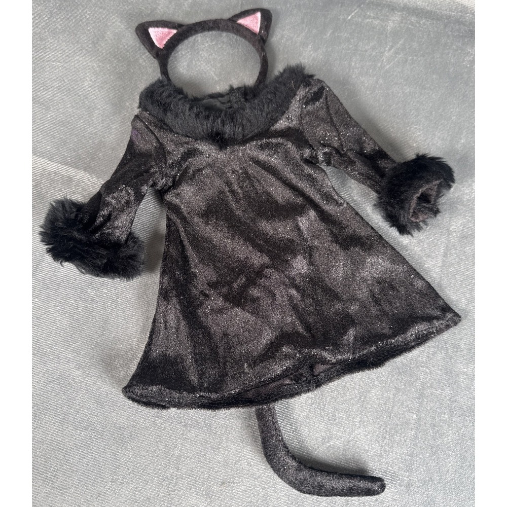American Girl Kitty Cat Costume 2007 Halloween Dress and Headband